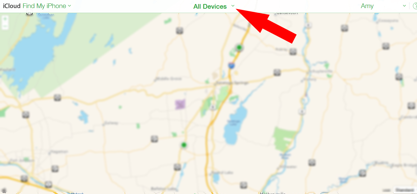 location of my iphone