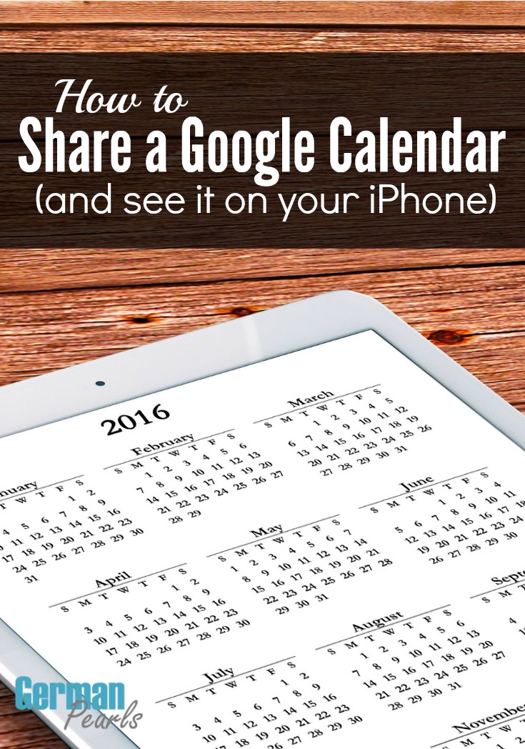  How To See A Shared Google Calendar On Iphone Jessi Lucille