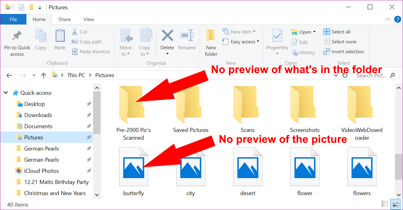how to turn of window preview on windows