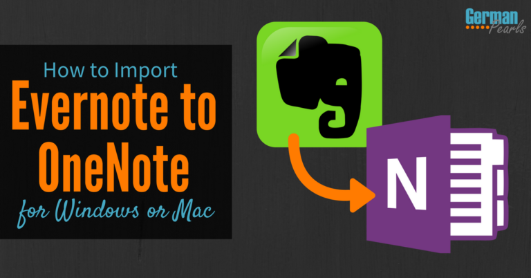 evernote to onenote