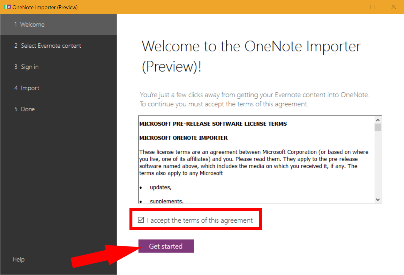 download importing evernote to onenote