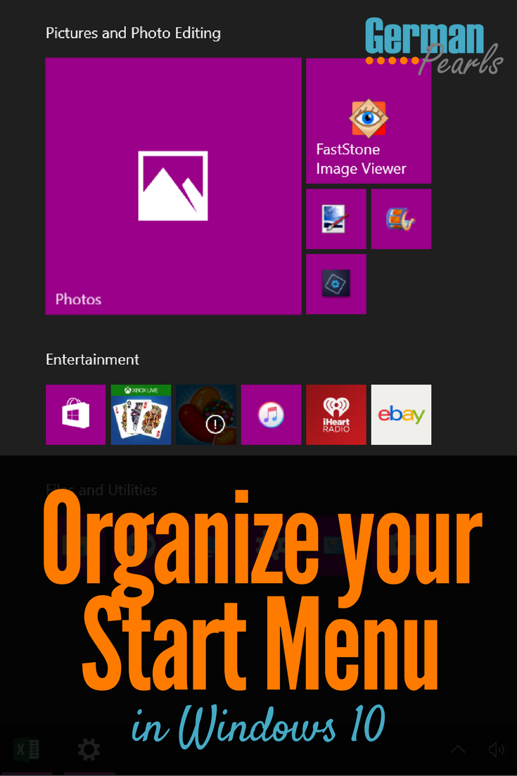 windows 10 start menu customize all apps